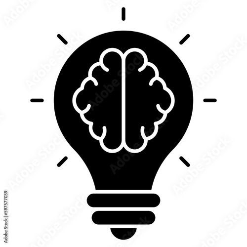 An icon design of creative mind