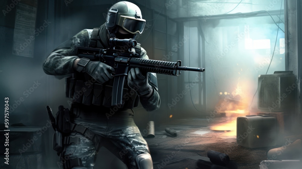 First Person Shooter Game Art FPS Wallpaper Background First Person Shooter Game Art FPS Wallpaper Background