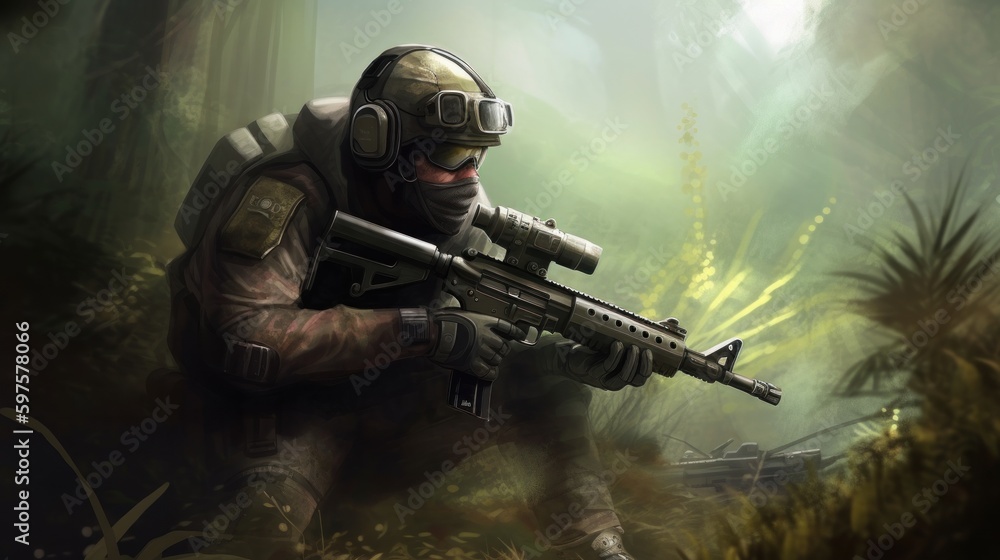 First Person Shooter Game Art FPS Wallpaper Background First Person Shooter Game Art FPS Wallpaper Background