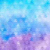Blue triangle abstract background. Vector pattern of geometric shapes. eps 10