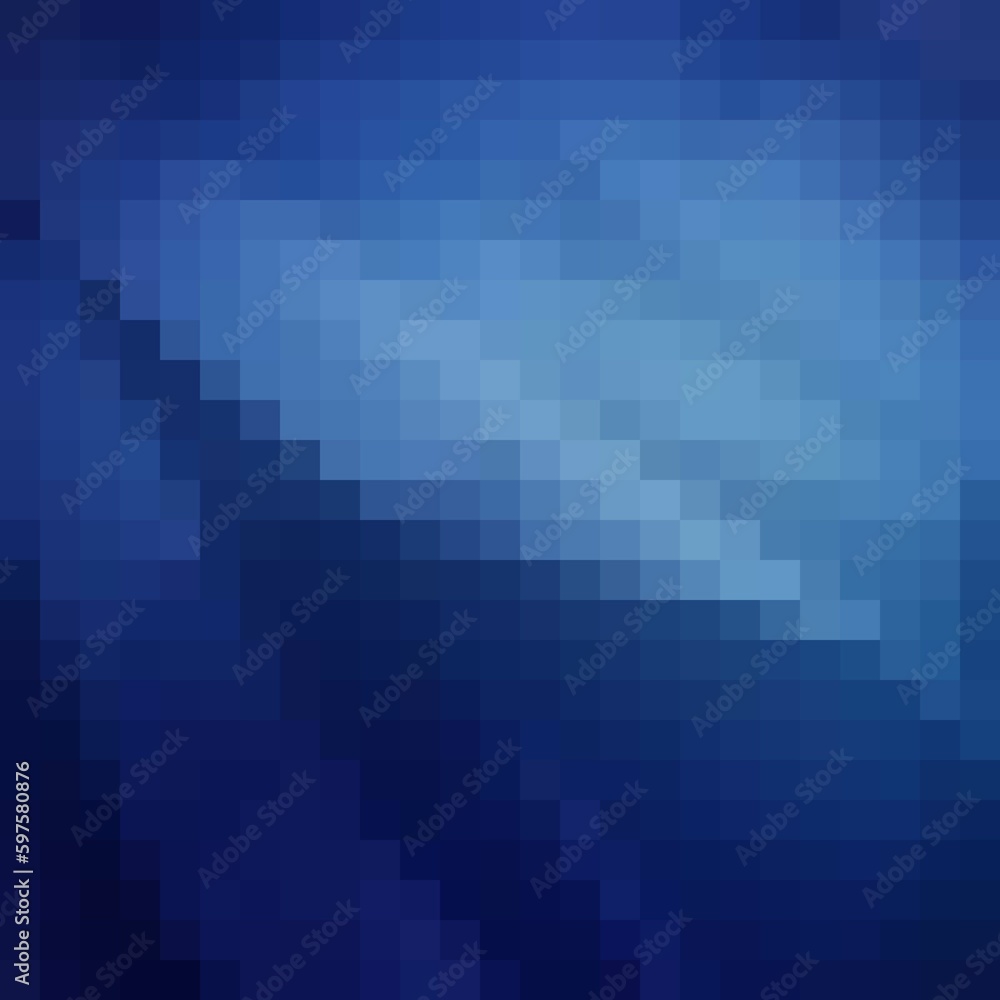Abstract background from blue pixel. polygonal style. Geometric background. eps 10