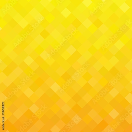 Yellow pixel background. Geometric color illustration. eps 10