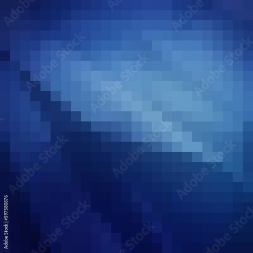 Abstract background from blue pixel. polygonal style. Geometric background. eps 10