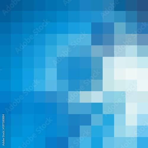 Geometric background with blue squares.m Design element. eps 10