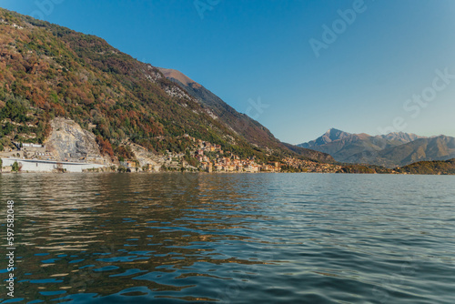 Scenic view from Lake Como, Italian Lakes, Lombardy