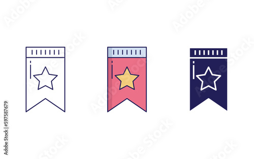 Bookmark  vector icon