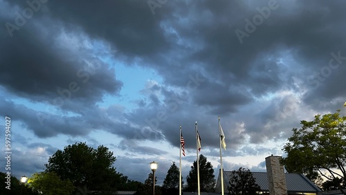 lightning in the storm