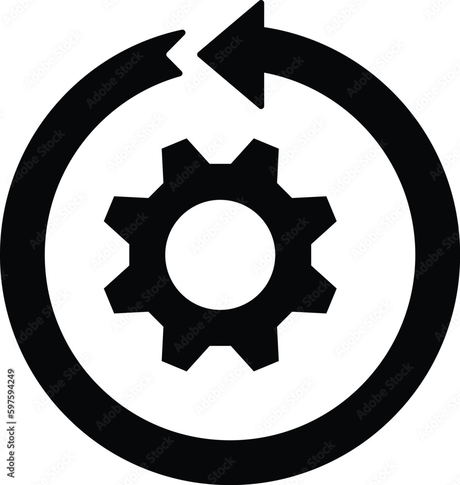 continuous improvement, gear icon continuous improvement, gear icon