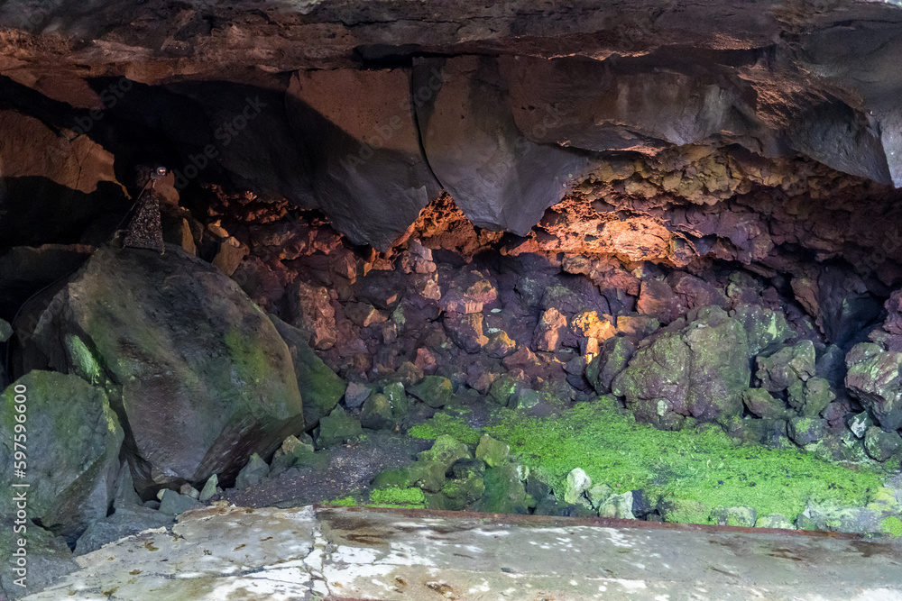 Fototapeta premium 日本の鳴沢氷穴・鳴沢風穴の風景