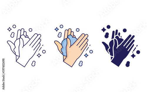 Sanitize vector icon