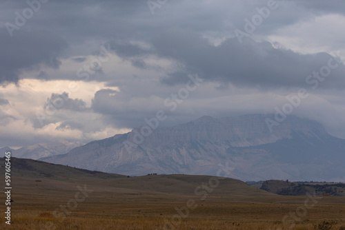 Sun River Game Range autumn landscape in Montana
