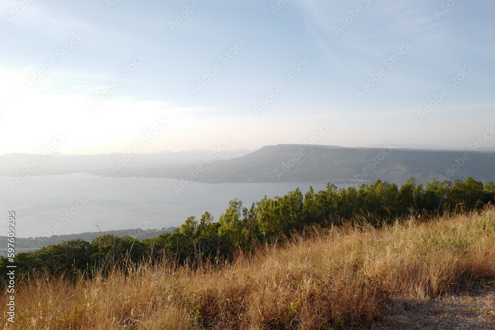 Evening Lake in Korat, Thailand Evening Lake in Korat, Thailand