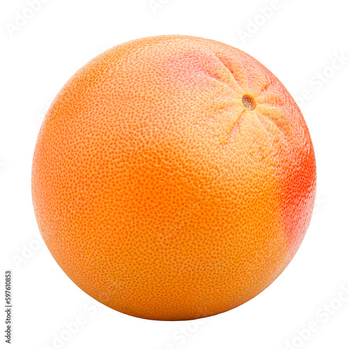 grapefruit isolated on white background  full depth of field