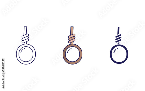 gallows vector icon
