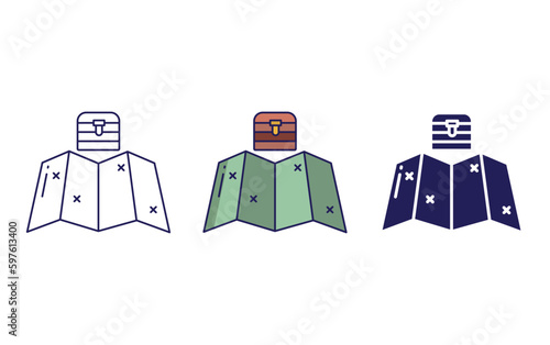 Map vector icon