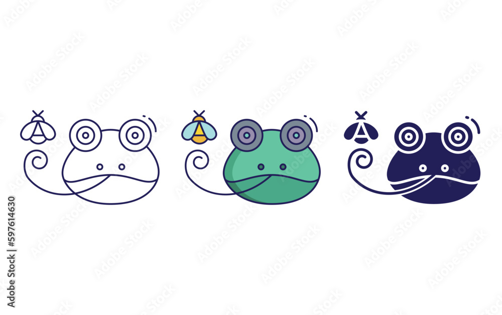 Fototapeta premium Herpetology vector icon