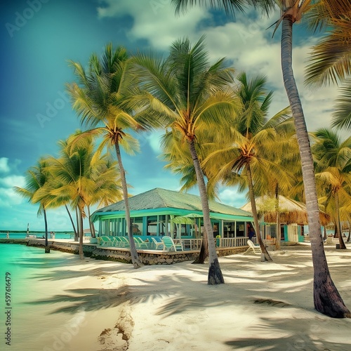 Karibisches Strandrestaurant photo