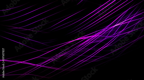 A purple background with lines and a black background with white lines. Generative AI