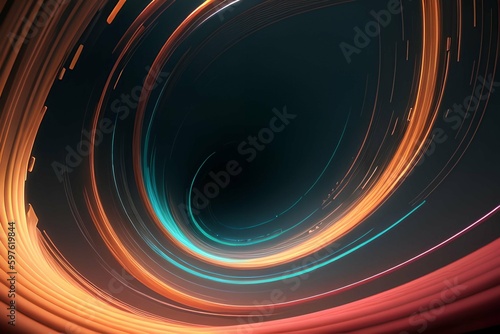 abstract background with lines and curves