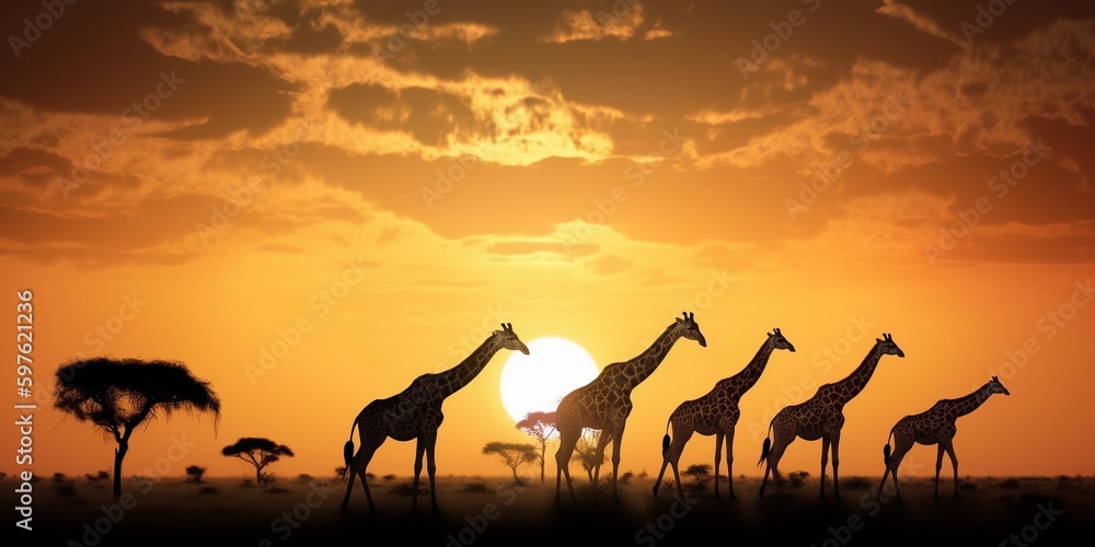 herd of giraffes herd of giraffes