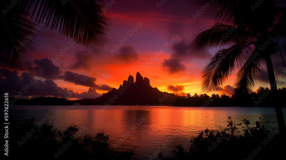 Tropical Sunset Splendor