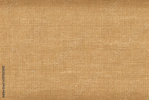 brown cloth texture on a neutral brown background. Generative AI