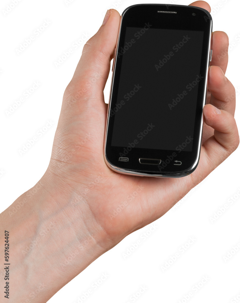 Smart phone with a blank screen