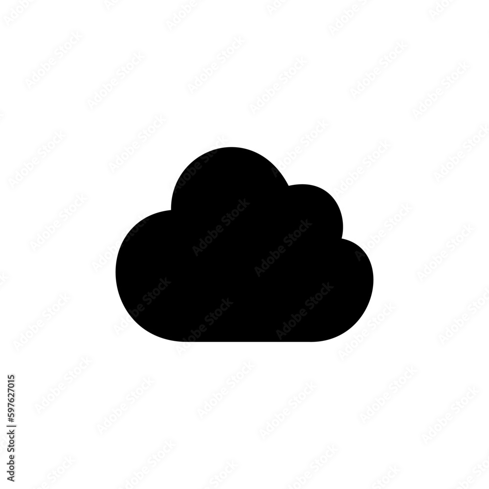 Cloud icon vector. cloud data. cloud services Cloud icon vector. cloud data. cloud services
