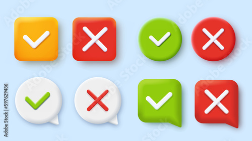 Free Download Right and wrong 3D set - GFXLoad