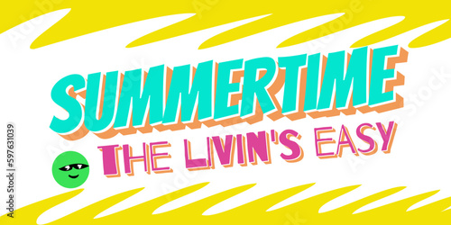 Summer Vibes A Sunny Vector Poster Design for Beach, Pool, and Vacation with Fun Typography, Calligraphy Quotes, and Girly Clipart and Perfect for T Shirt Iron On Transfers and Printable