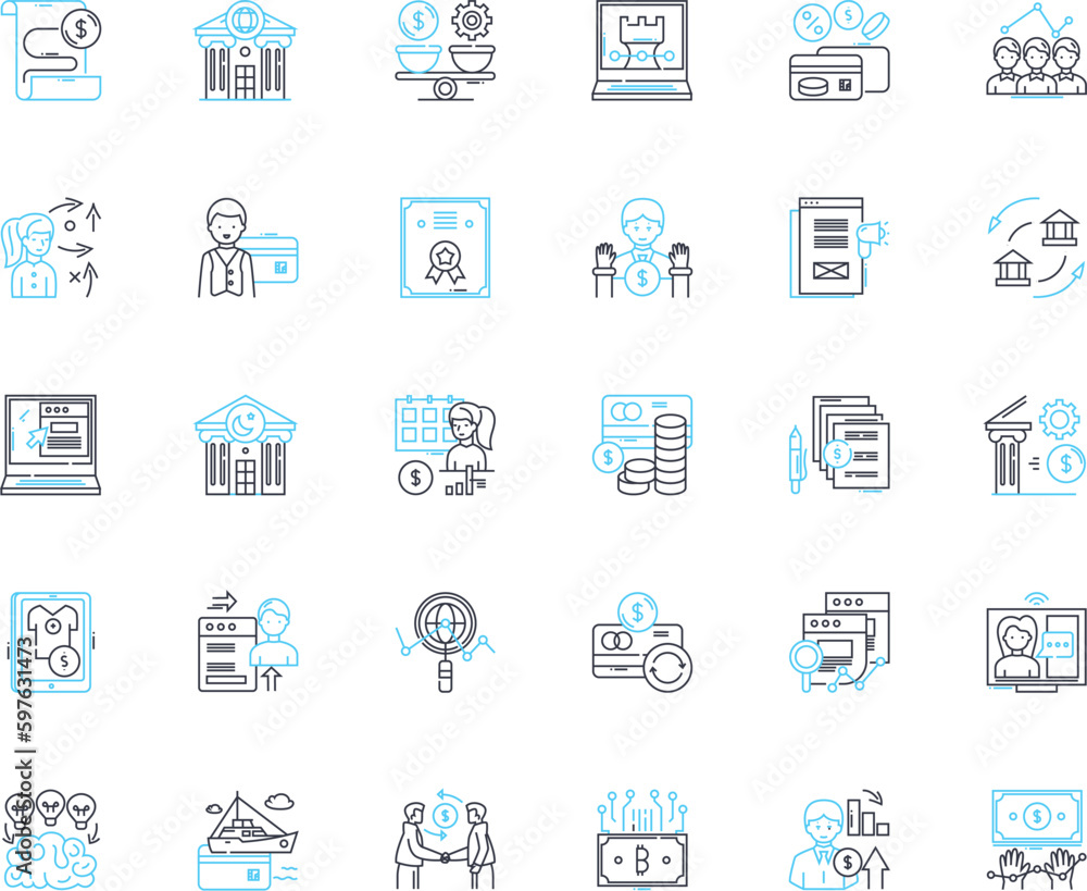 Diagram banking linear icons set. Visualization, Finance, Graph, Chart, Analytics, My, Transactions line vector and concept signs. Balance,Management,Revenue outline illustrations Generative AI Diagram banking linear icons set. Visualization, Finance, Graph, Chart, Analytics, My, Transactions line vector and concept signs. Balance,Management,Revenue outline illustrations Generative AI