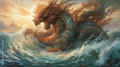 landscape with water dragon 