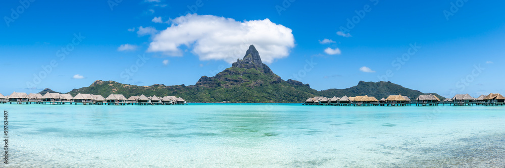 Mount Otemanu on Bora Bora, French Polynesia