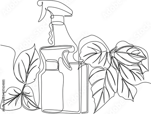 Home cleaning service landing page design concept, illustration of janitors with cleaning tools. Vector illustration