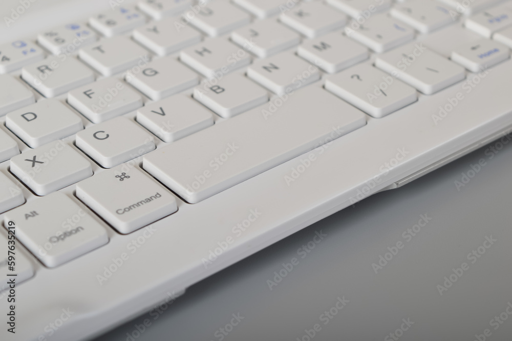 view of computer keyboard.An isolated laptop keyboard with key buttons, highlighting the digital aspect of PC usage. The keys are neatly arranged, providing easy access to the user view of computer keyboard.An isolated laptop keyboard with key buttons, highlighting the digital aspect of PC usage. The keys are neatly arranged, providing easy access to the user