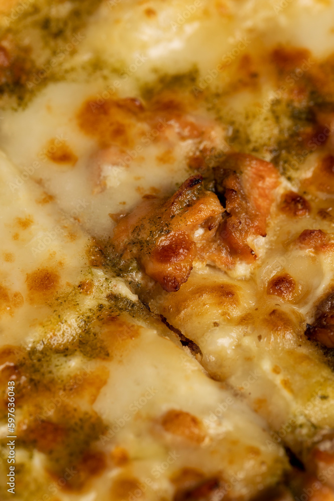 delicious homemade fast food pizza with seafood shrimp delicious homemade fast food pizza with seafood shrimp