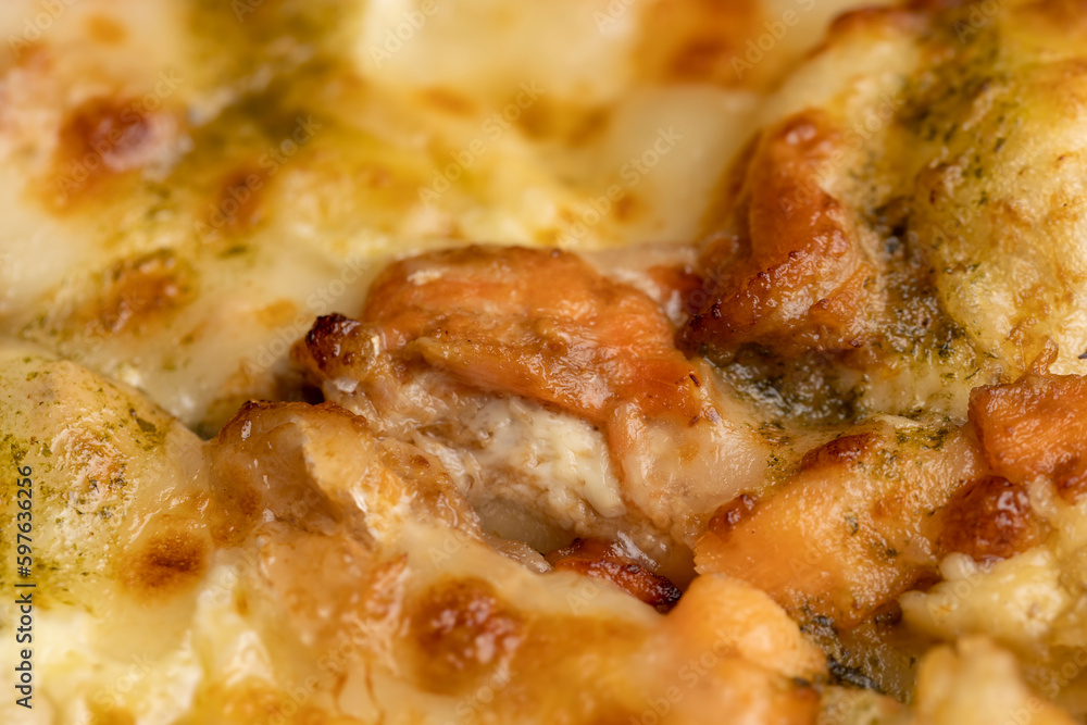 delicious homemade fast food pizza with seafood shrimp delicious homemade fast food pizza with seafood shrimp