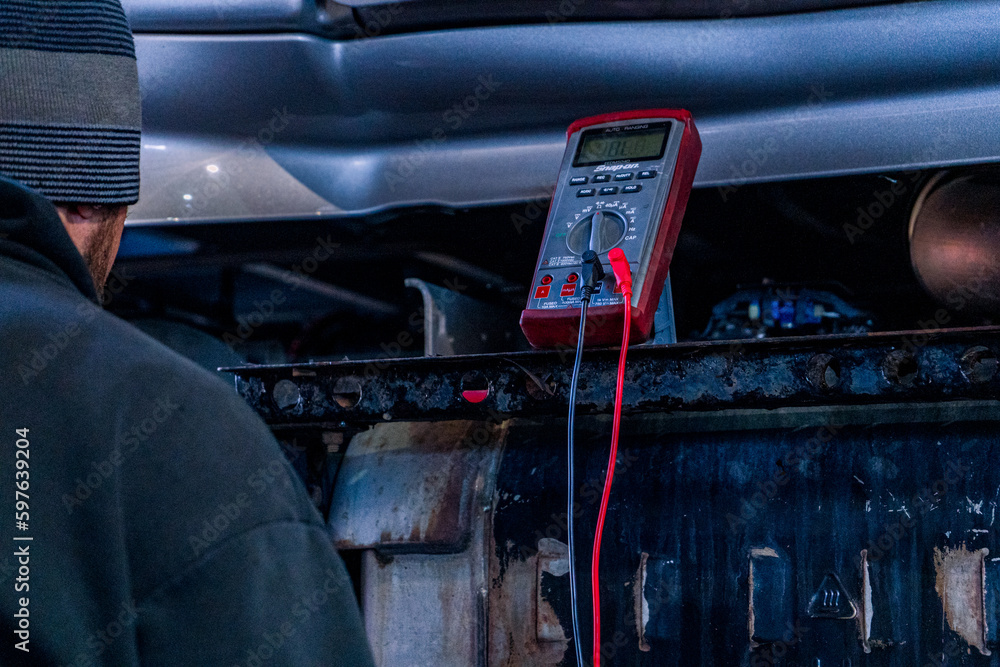 A bustling truck maintenance shop, providing comprehensive truck wash services and expert repair solutions for both trucks and trailers.