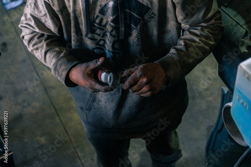 A bustling truck maintenance shop, providing comprehensive truck wash services and expert repair solutions for both trucks and trailers.