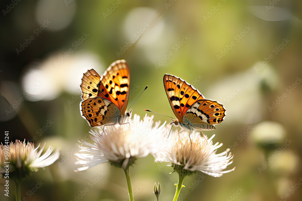 Spring into Beauty with Butterfly AI Generated Spring into Beauty with Butterfly AI Generated