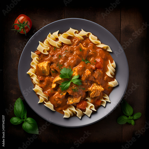 pasta with tomato sauce , generative ai