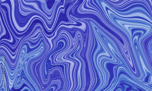 Blue liquid Marble abstract vector background. Marbling wallpaper design