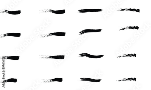 Various Vector Brush Collection Set