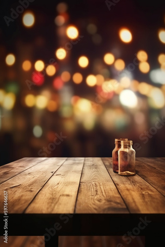 Warm light. Blur light background at shop in mall for business background  blurry abstract bokeh at interior hallway. AI generative