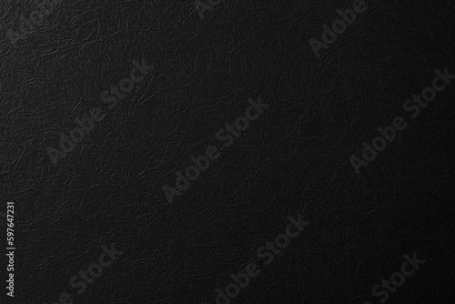 シワ加工のある黒い紙の背景テクスチャー © hanahal