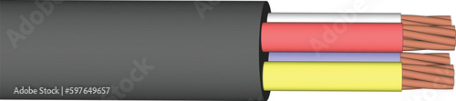 copper medium voltage cable especially suitable for distribution of energy. Unarmoured, with compacted copper conductor and XLPE insulation.