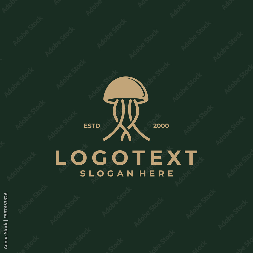 jelly fish logo design luxury jelly fish logo design luxury