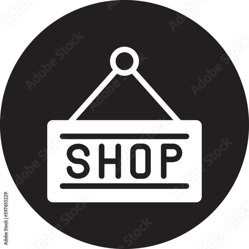 shop glyph icon photo