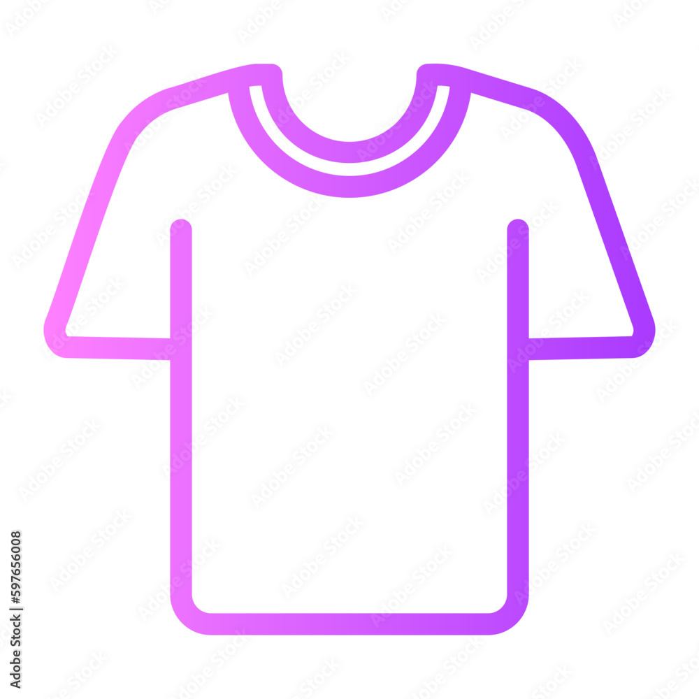 t shirt gradient icon t shirt gradient icon