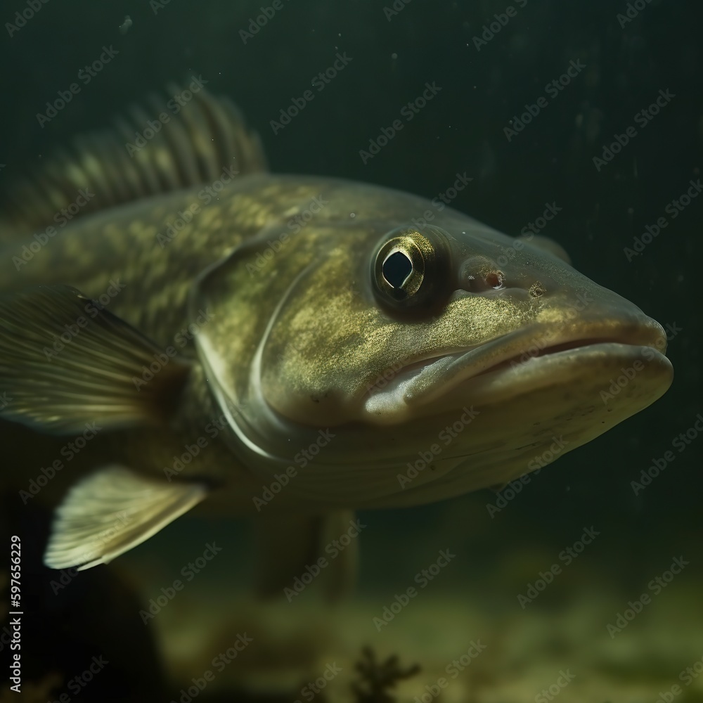 Fototapeta premium big fish in the water.